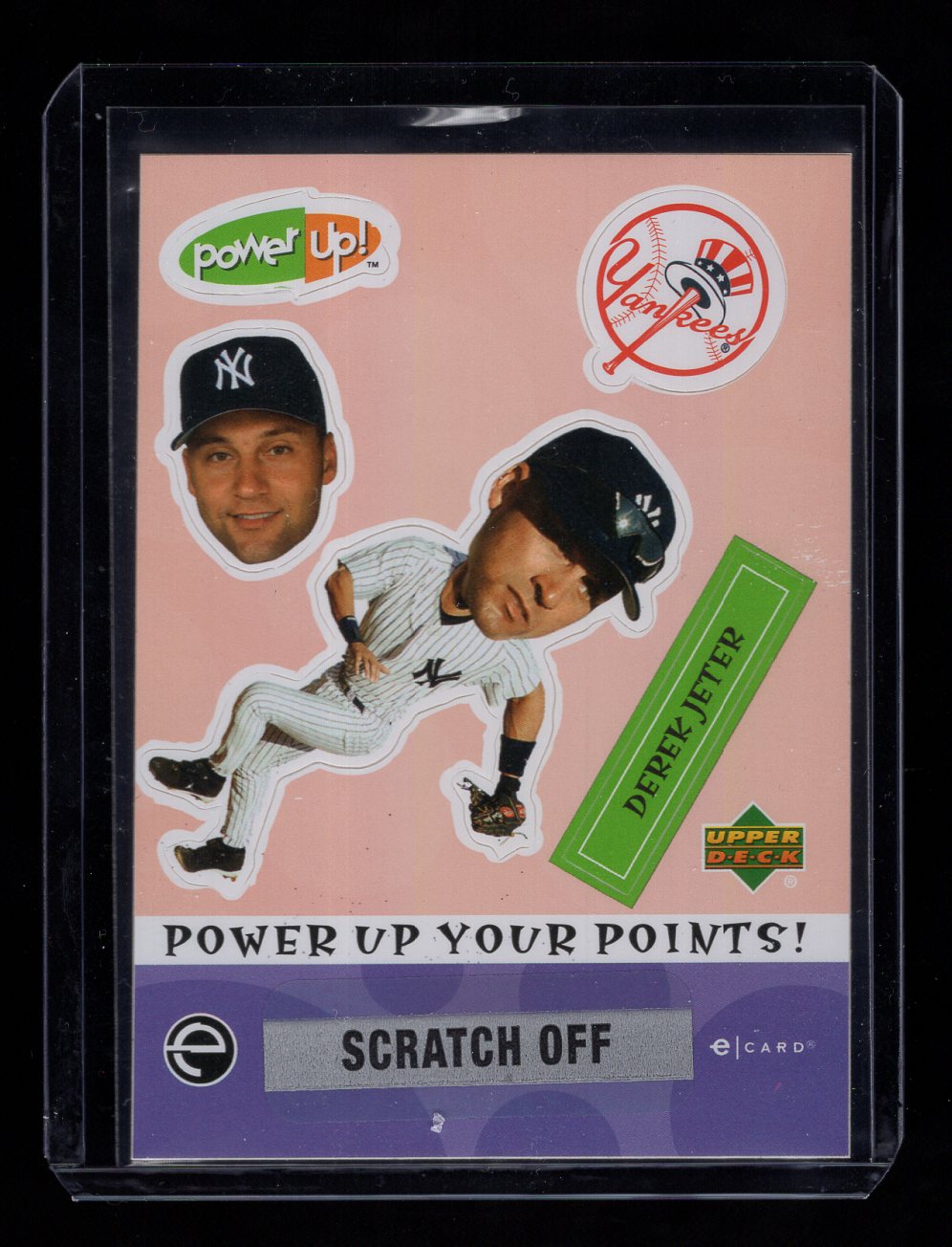 2004 Upper Deck Power Up Stickers #40 Derek Jeter (New York Yankees ...