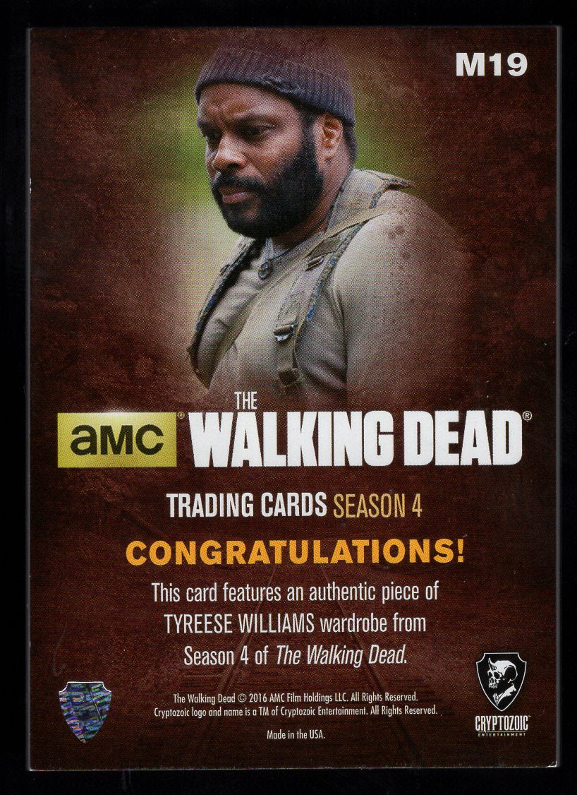 2016 The Walking Dead Season 4 Part 1 Wardrobe M19 Chad L. Coleman as Tyreese
