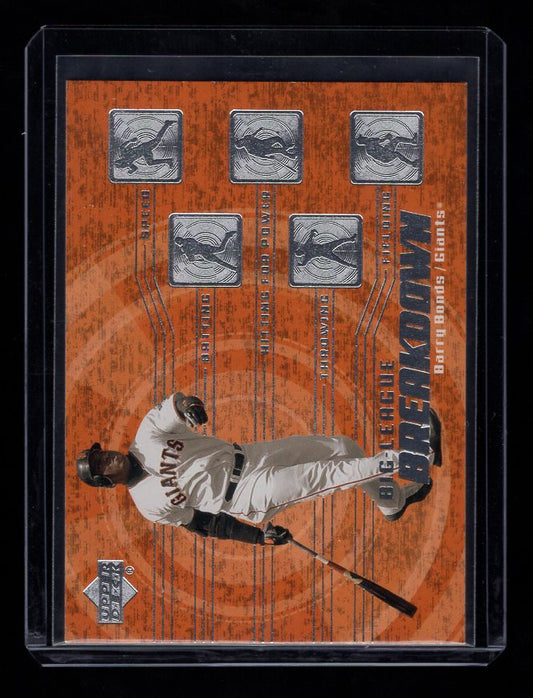 2003 Upper Deck Big League Breakdowns #BL13 Barry Bonds (San Francisco Giants)