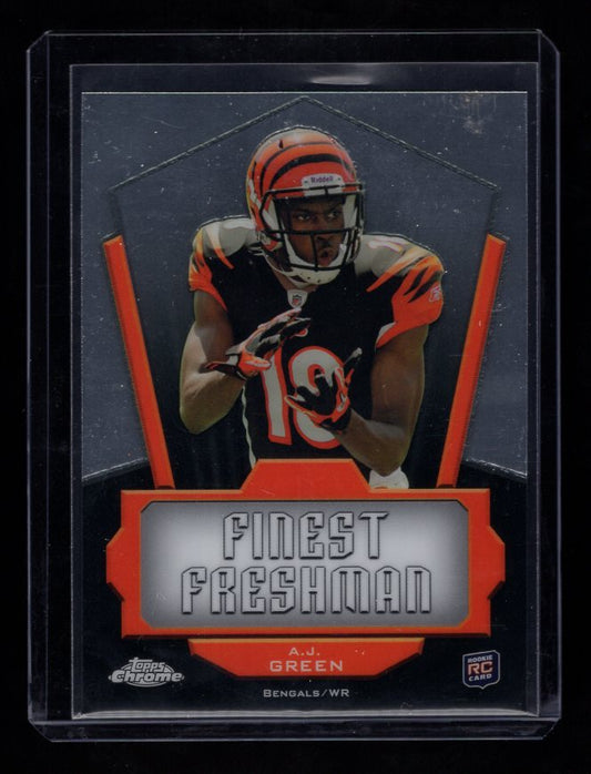2011 Topps Chrome Finest Freshman #FFAJG A.J. Green (Cincinnati Bengals)
