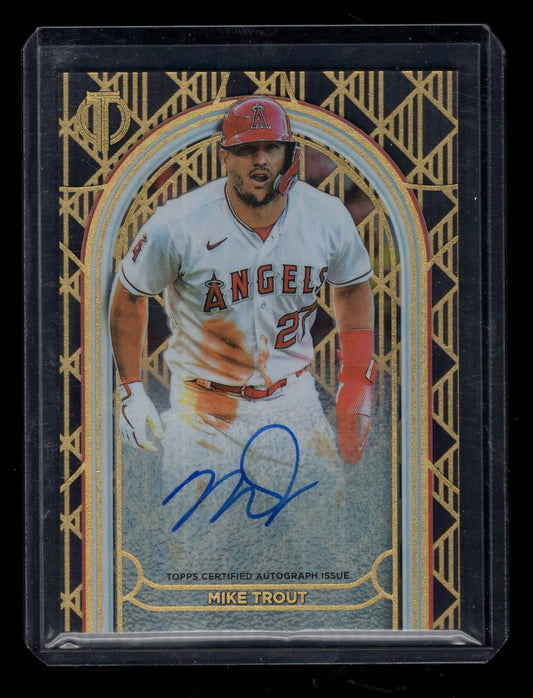 2024 Topps Tribute #IPA-MT Mike Trout "ICONIC' Autograph #'d /30 (Los Angeles Angels)