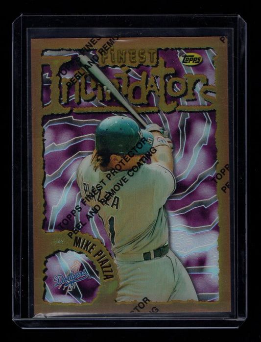 1996 Finest Refractors #B113 Mike Piazza (Los Angeles Dodgers)