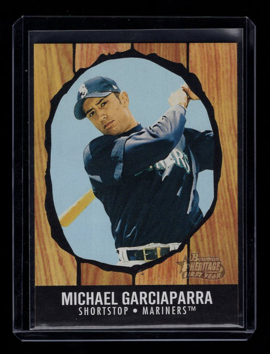2003 Bowman Heritage #246 Michael Garciaparra Rookie (Seattle Mariners)