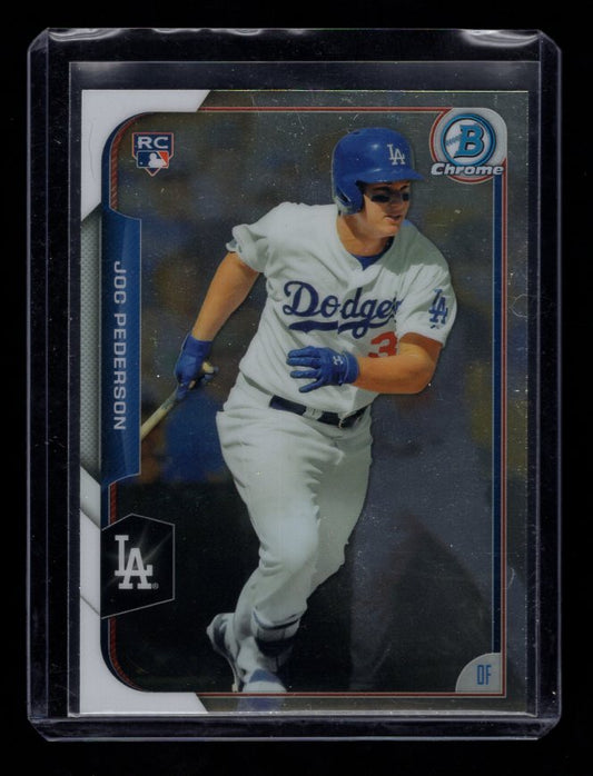 2015 Bowman Chrome #167 Joc Pederson Rookie (Los Angeles Dodgers)