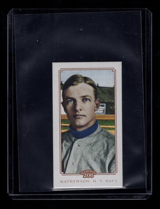 2010 Topps 206 Mini Cycle #99 Christy Mathewson #'d /99 (New York Giants)