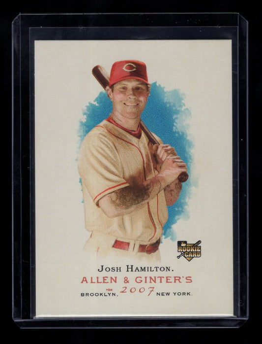 2007 Topps Allen and Ginter #4 Josh Hamilton Rookie (Cincinnati Reds)