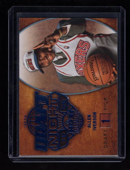 2008-09 Hot Prospects Blue #101 Allen Iverson (Denver Nuggets)