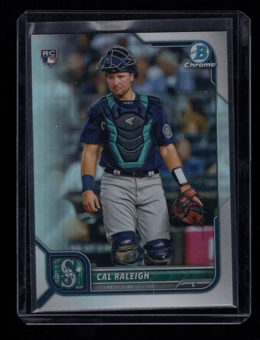 2022 Bowman Chrome  #51 Cal Raleigh Rookie Image Variation (Seattle Mariners)