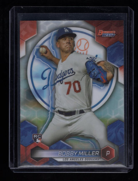 2023 Bowman's Best Refractors #67 Bobby Miller (Los Angeles Dodgers)