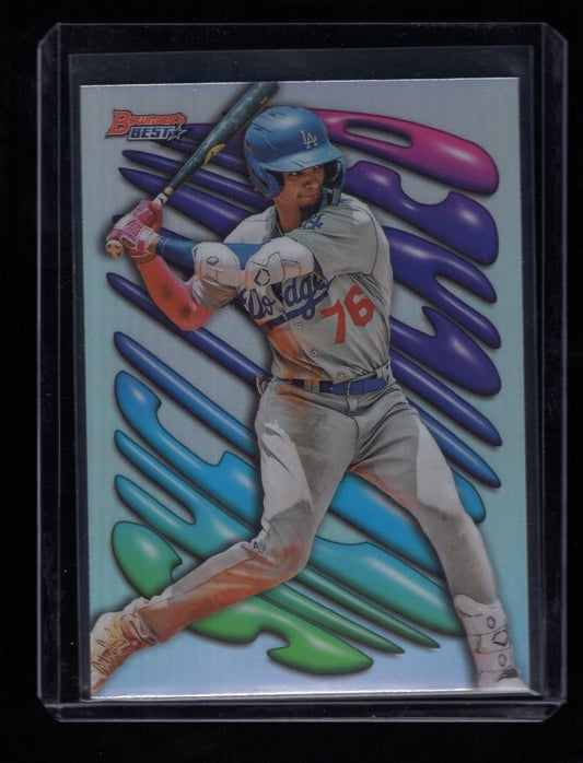 2023 Bowman's Best Shellacked #SH10 Joendry Vargas (Los Angeles Dodgers)