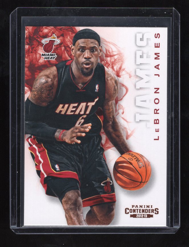 2012-13 Panini Contenders #80 LeBron James (Miami Heat)