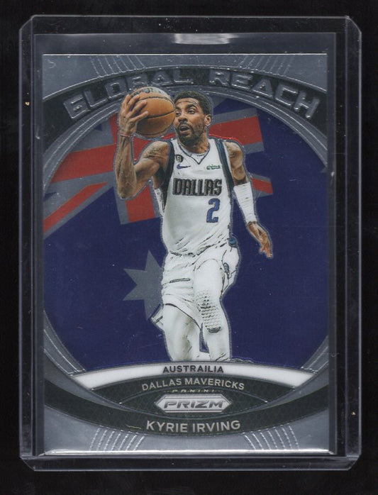 2023-24 Panini Prizm Global Reach #7 Kyrie Irving (Dallas Mavericks)