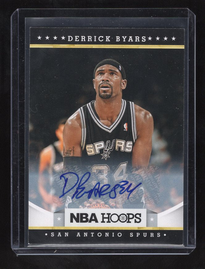 2012-13 Hoops Autographs #268 Derrick Byars (San Antonio Spurs)