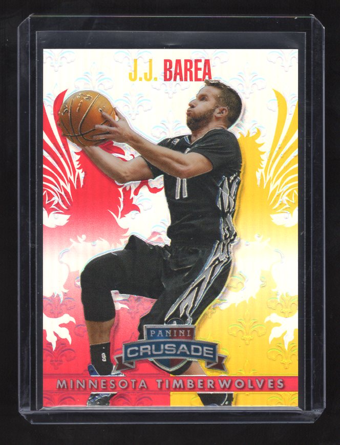 2013-14 Panini Crusade Insert Red #66 J.J. Barea #'d 336/349 (Minnesota Timberwolves)