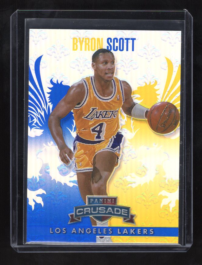 2013-14 Panini Crusade Insert Blue #273 Byron Scott (Los Angeles Lakers)