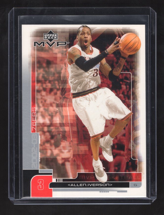 2002-03 Upper Deck MVP #130 Allen Iverson (Philadelphia 76ers)