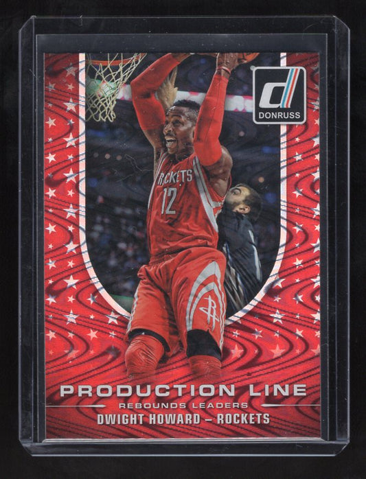 2014-15 Donruss Production Line Rebounds Swirlorama #4 Dwight Howard (Houston Rockets)