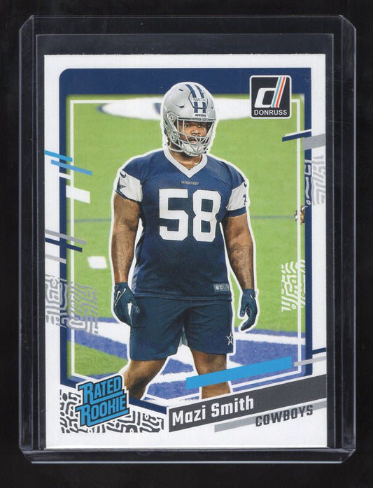 2023 Donruss #326 Mazi Smith Rated Rookie (Dallas Cowboys)