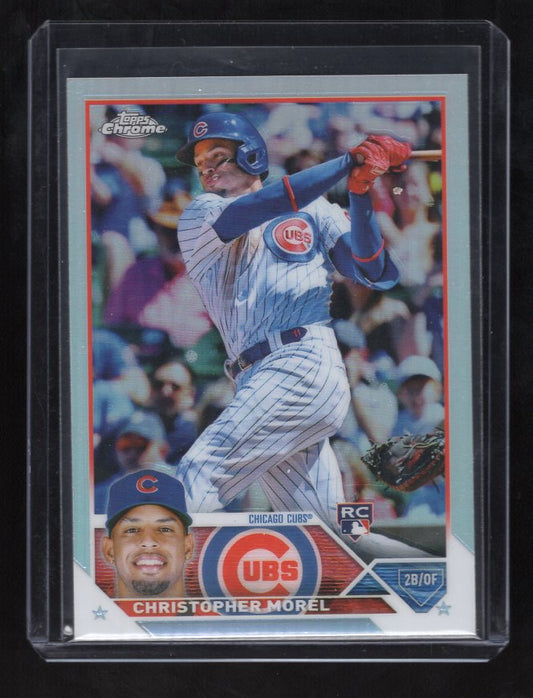 2023 Topps Chrome Refractors #198 Christopher Morel Rookie (Chicago Cubs)