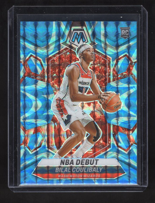2023-24 Panini Mosaic Reactive Blue #268 Bilal Coulibaly / NBA Debut (Washington Wizards)