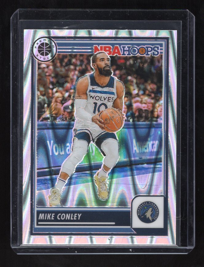 2023-24 Hoops Premium Stock Multi Wave Prizm #91 Mike Conley (Minnesota Timberwolves)