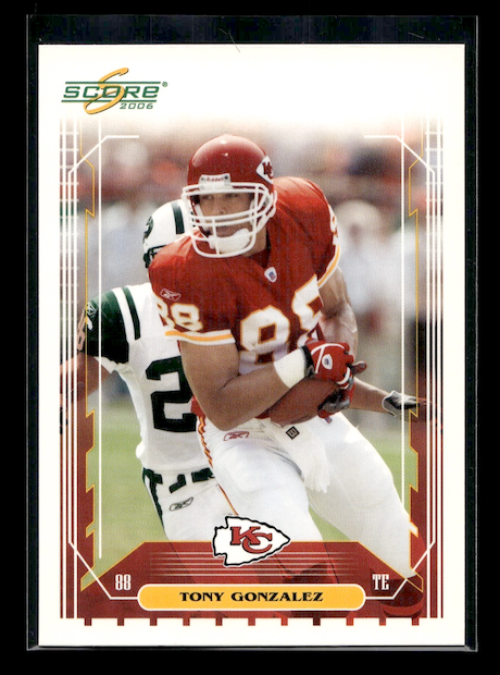 2006 Score #136 Tony Gonzalez (Kansas City Chiefs)