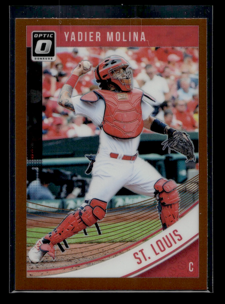 2018 Donruss Optic Bronze #142 Yadier Molina (St. Louis Cardinals)