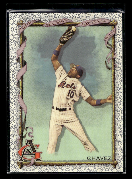 2023 Topps Allen and Ginter Foil Filigree #338 Endy Chavez SP (New York Mets)
