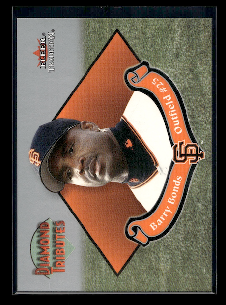2002 Fleer Tradition Diamond Tributes #7 Barry Bonds (San Francisco Giants)