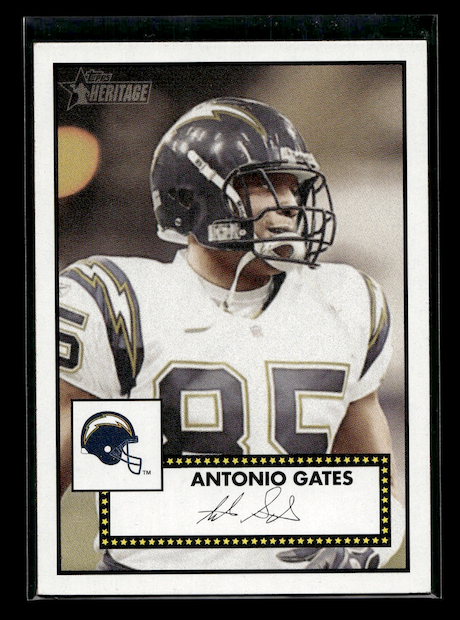 2006 Topps Heritage #252 Antonio Gates (San Diego Chargers)