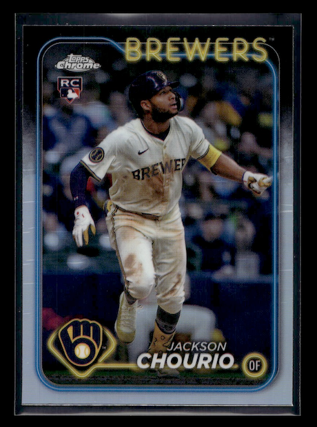 2024 Topps Chrome Update Refractors #USC18 Jackson Chourio (Milwaukee Brewers)