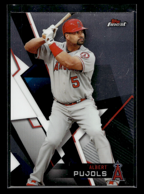2018 Finest #31 Albert Pujols (Los Angeles Angels)