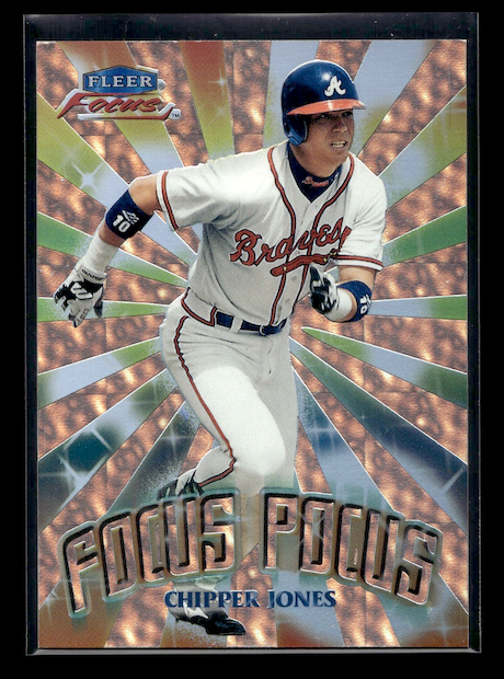 2000 Fleer Focus Pocus #7 Chipper Jones (Atlanta Braves)