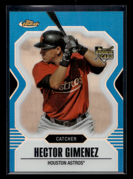 2007 Finest Refractors Blue #137 Hector Gimenez #'d 038/399 (Houston Astros)