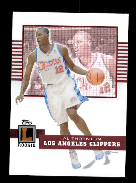 2007-08 Topps Letterman Refractors #67 Al Thornton Rookie #'d 59/99 (Los Angeles Clippers)
