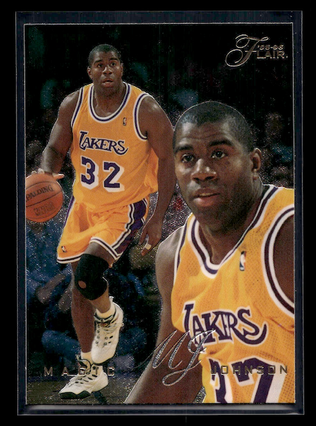 1995-96 Flair #173 Magic Johnson (Los Angeles Lakers)