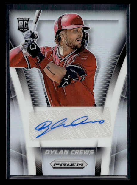 2025 Prizm Baseball Dylan Crews #TS-DC Rookie Throwback Signatures (Washington Nationals)