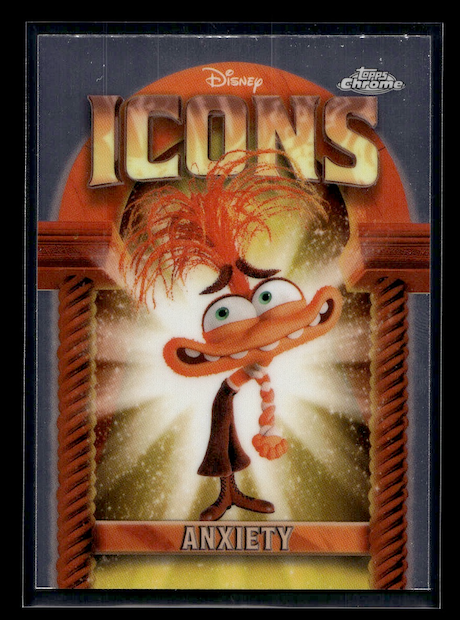 2025 Topps Chrome Disney Icons #DI38 Anxiety (Disney Film: Inside Out)