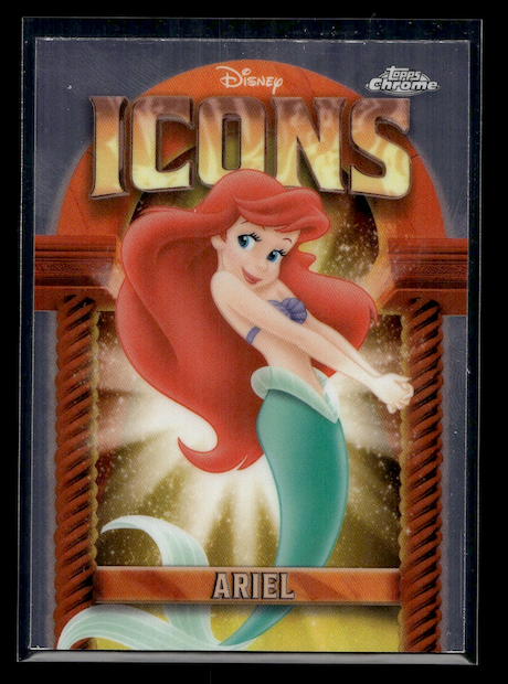 2025 Topps Chrome Disney Icons #DI28 Ariel (Disney Film: Little Mermaid)