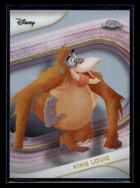2025 Topps Chrome Disney Refractors #108 King Louie (Disney Film: Jungle Book)