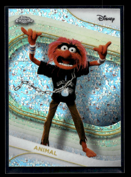 2025 Topps Chrome Disney Mini-Diamonds Refractors #124 Animal (TV Show: The Muppets)