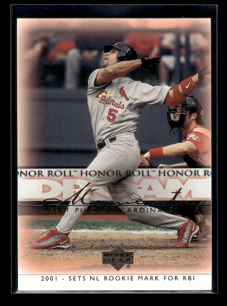 2002 Upper Deck Honor Roll #38 Albert Pujols (St. Louis Cardinals)