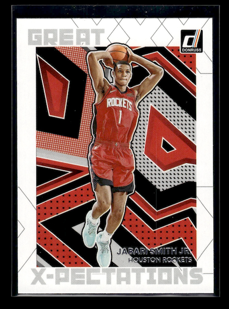2022-23 Donruss Great X-Pectations #6 Jabari Smith Jr. (Houston Rockets)