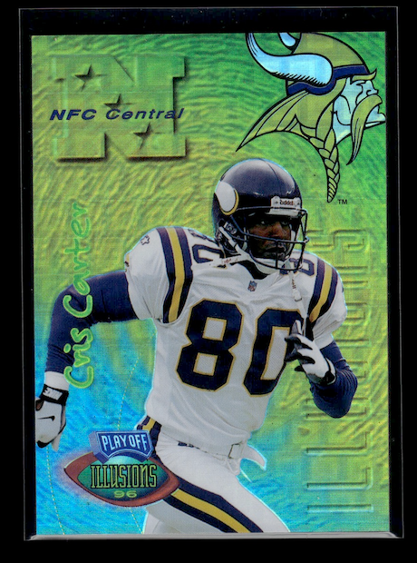 1996 Playoff Illusions Spectralusion Elite #37 Cris Carter (Minnesota Vikings)