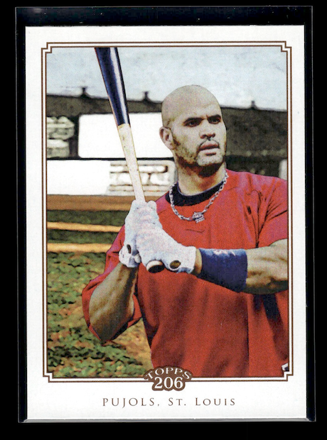 2010 Topps 206 #221 Albert Pujols (St. Louis Cardinal)