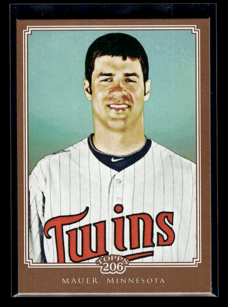2010 Topps 206 Bronze #218 Joe Mauer (Minnesota Twins)