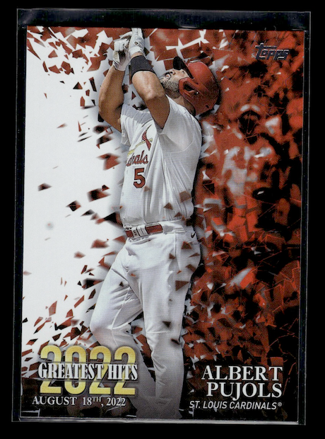 2023 Topps '22 Greatest Hits #22GH17 Albert Pujols (St. Louis Cardinals)