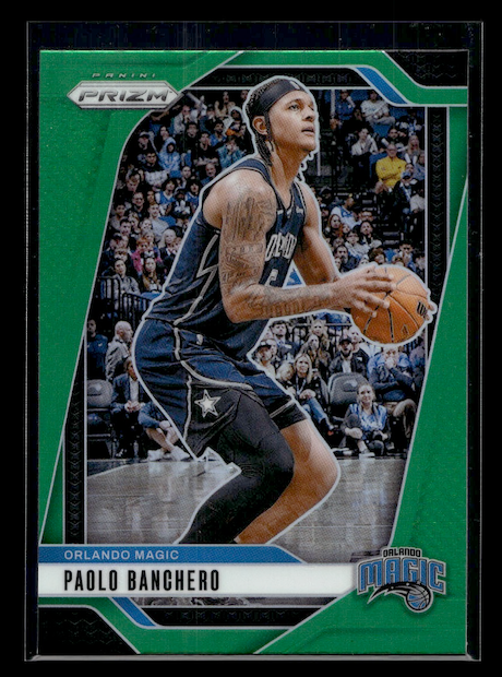 2024-25 Panini Prizm Prizms Green #183 Paolo Banchero (Orlando Magic)