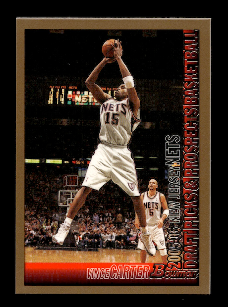 2005-06 Bowman Gold #55 Vince Carter (New Jersey Nets)