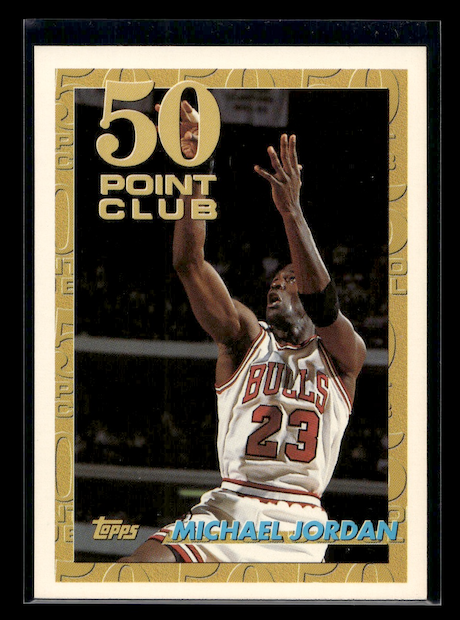 1993-94 Topps #64 Michael Jordan 50 Point Club (Chicago Bulls)